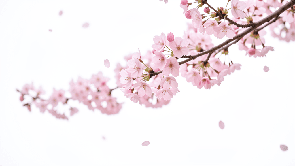 Kirschblüten-Zweig